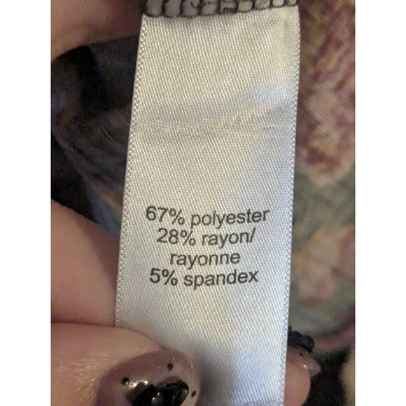 Maurices 3x Gray Floral Tank Top - Picture 5 of 6